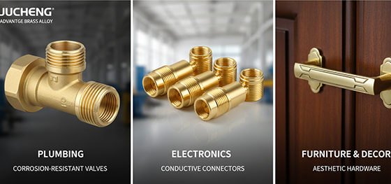 brass parts applications collage