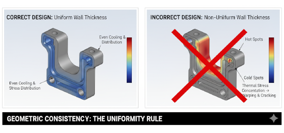 uniform wall thickness design
