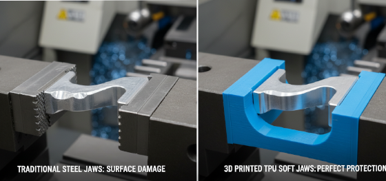 3d printed soft jaws comparison
