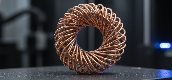 3d printed copper induction coil