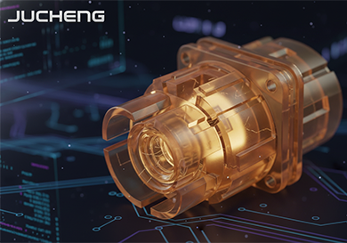 amber-colored PEI plastic connector.png