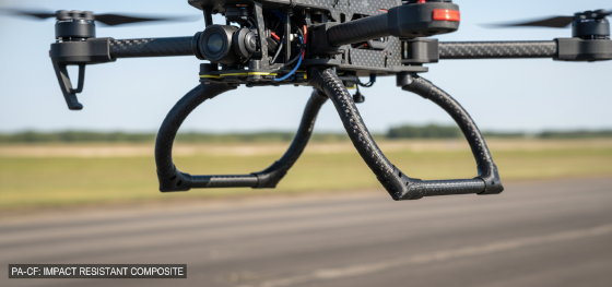 carbon fiber 3D printed drone