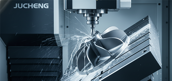 5-axis CNC machining a titanium impeller