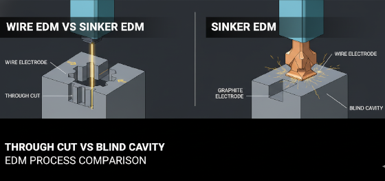 wire edm vs sinker edm