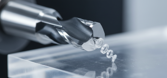 Specialized CNC tooling for Acrylic