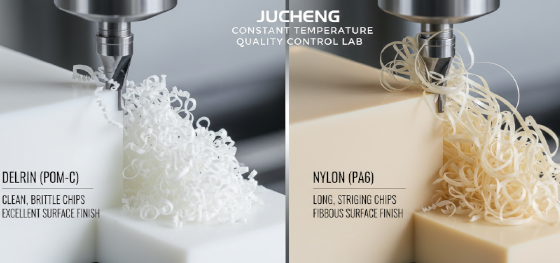 machining delrin vs nylon