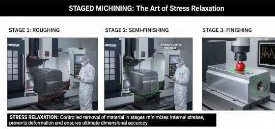 staged machining process