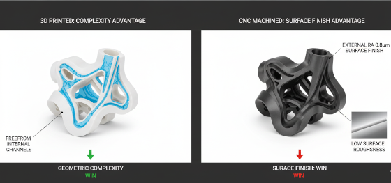 complex plastic internal channels