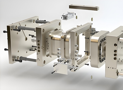 Precision molds are crafted using CNC machining and advanced manufacturing techniques.