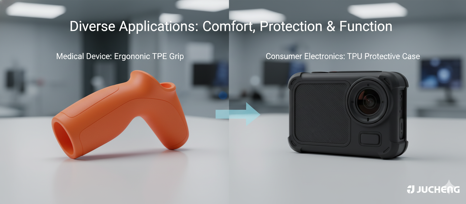 TPE grip for medical device