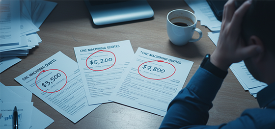 comparing different CNC machining costs