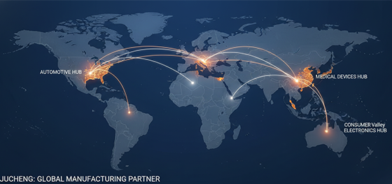 global industry hubs map