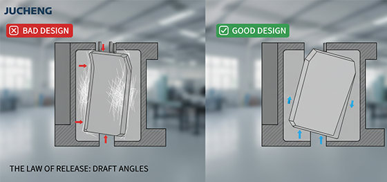 draft angle comparison