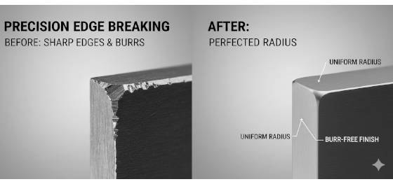 edge rounding plastic