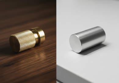 brass vs aluminum knob.png