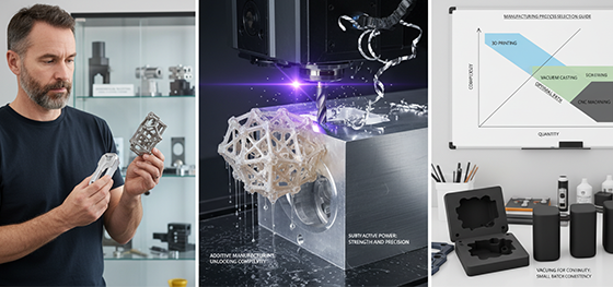 variety of manufacturing samples