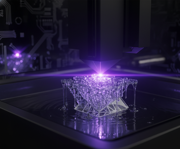 SLA 3D printing process