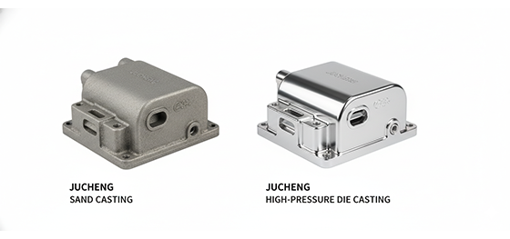 sand casting vs high pressure die casting