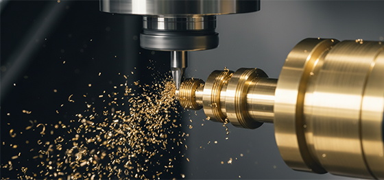 CNC machining custom brass parts