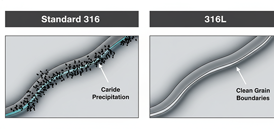 316 vs 316L stainless steel