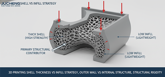 3D printing shell thickness