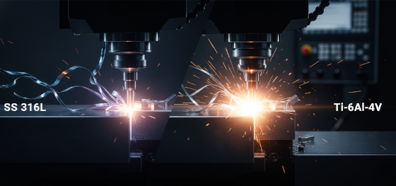machining titanium vs stainless steel