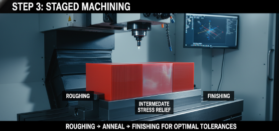 staged cnc machining