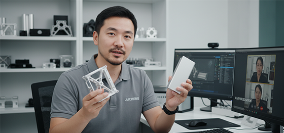 engineer explaining alloy choice