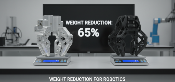 weight reduction for robotics