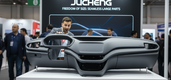 large one-piece automotive dashboard