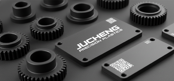 black delrin surface finish