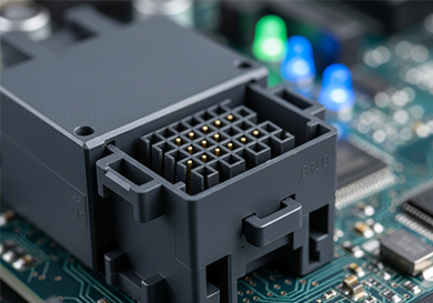 PBT electrical connector