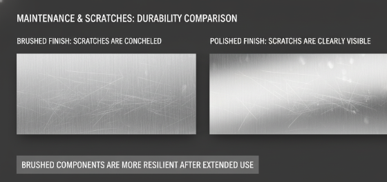 wear resistance metal finish