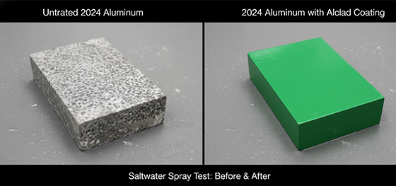 corrosion on 2024 aluminum