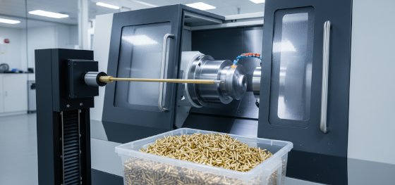 machining C360 brass pins