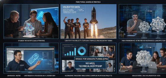 university research lab 3d printing