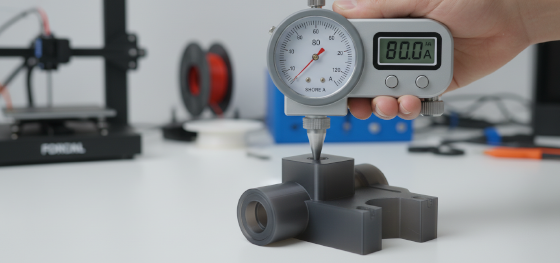 shore a hardness testing