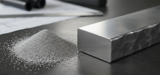 metal powder bed fusion vs wrought alloy