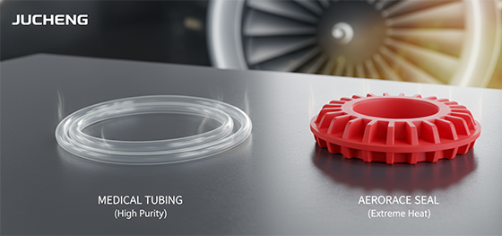 Silicone tubing for medical device