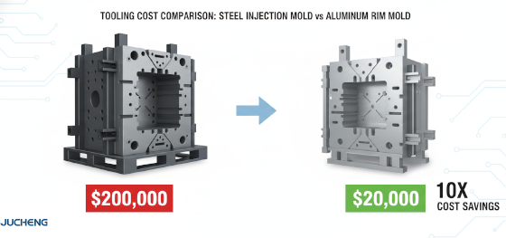 tooling cost comparison infographic