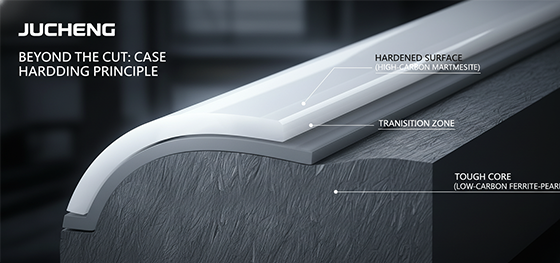 case hardening cross-section