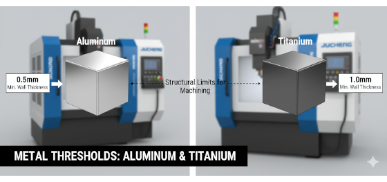 minimum wall thickness for metals
