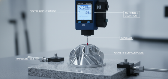 measuring as-printed metal parts