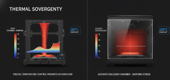 heated build chamber physics