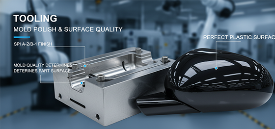 Injection Molding tool steel mold polish