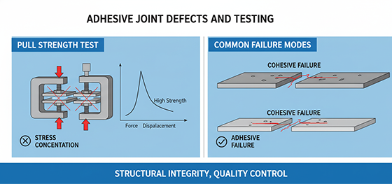 Adhesive joint pull test