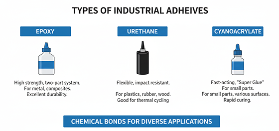 Industrial adhesive types comparison