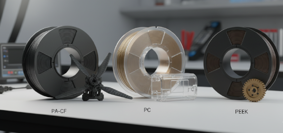high-performance 3D printer filaments