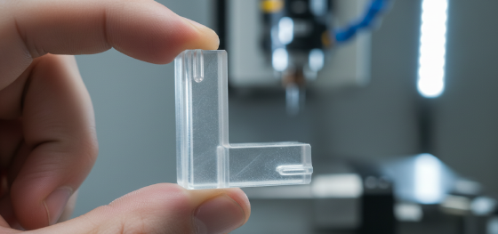 finished polycarbonate part