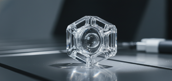 transparent lens prototype